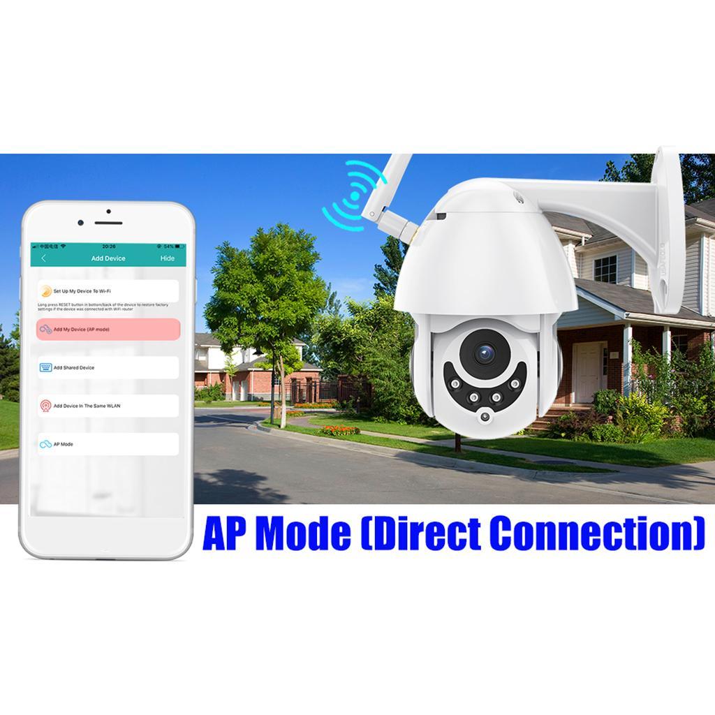1080P WIFI PTZ  Speed Dome Camera Waterproof IR Home Security