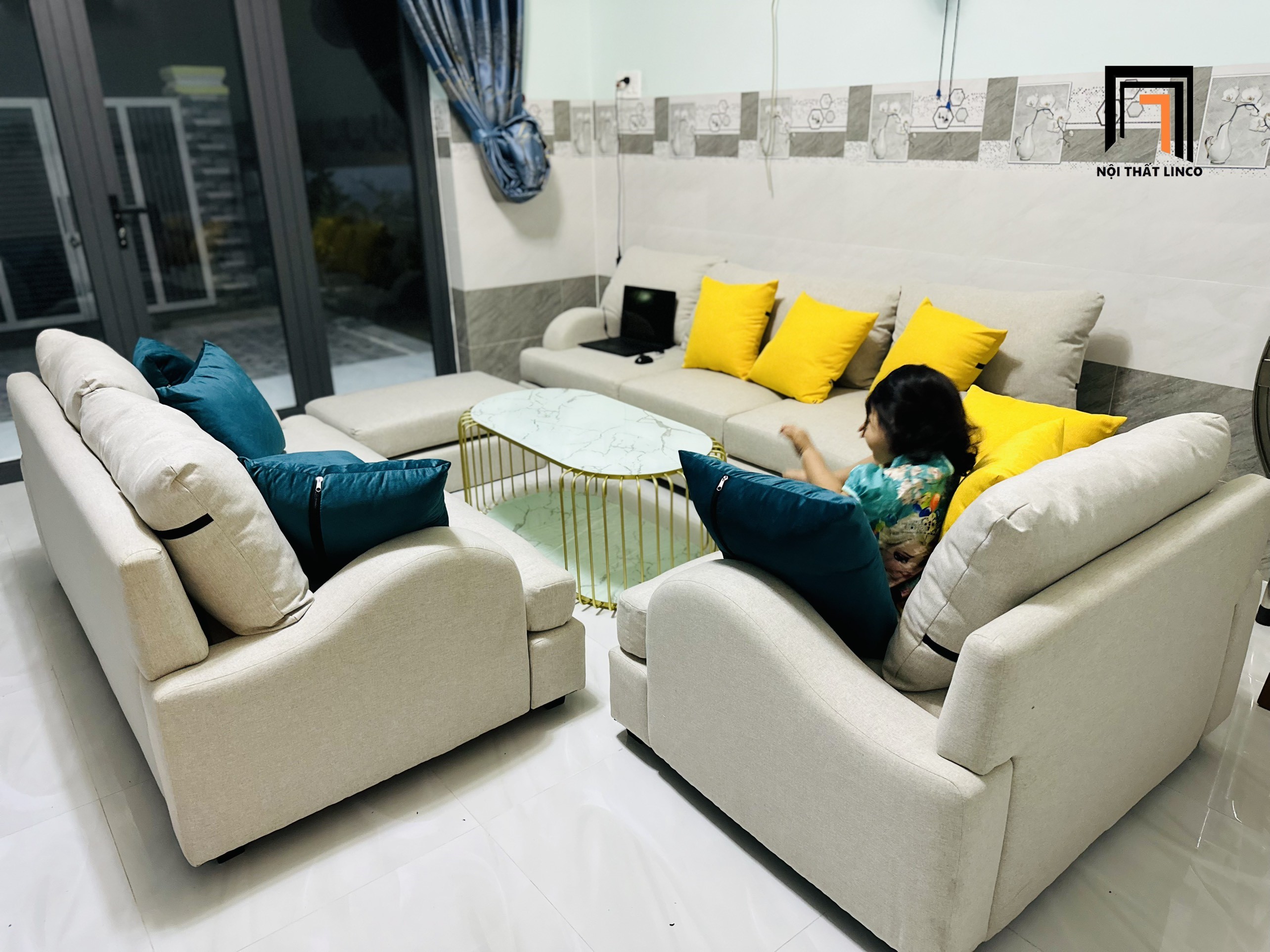 Ghế sofa băng BT21 Somerville phong cách cổ điển châu Âu