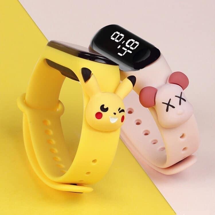 Đồng hồ điện tử dành cho bé đeo tay Zgo Disney màn hình Led đáng yêu