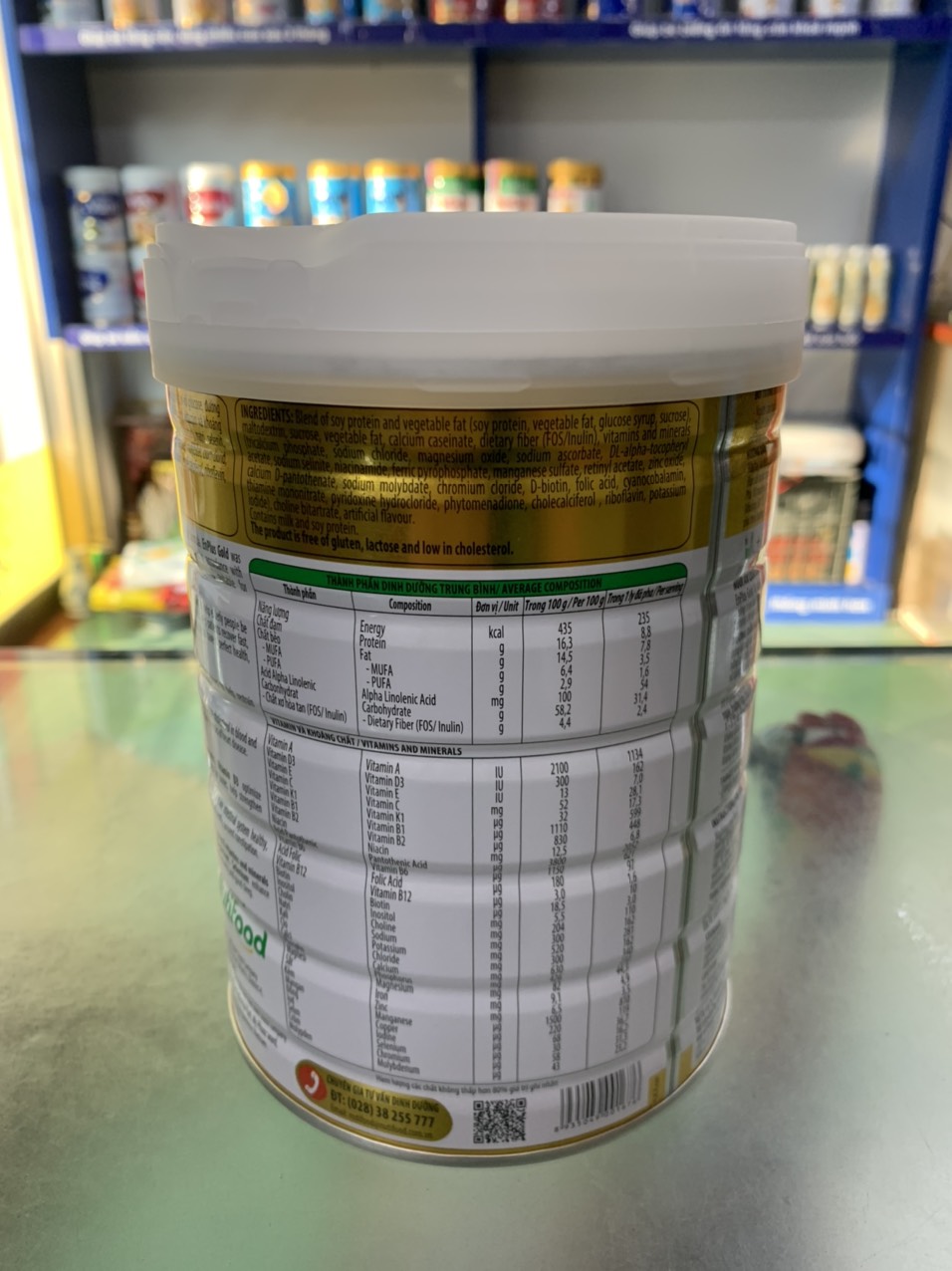 Sữa Bột NutiFood EnPlus Gold Lon 900g – Dinh Dưỡng Cho Người Già, Người Bệnh Và Người Ăn Uống Kém