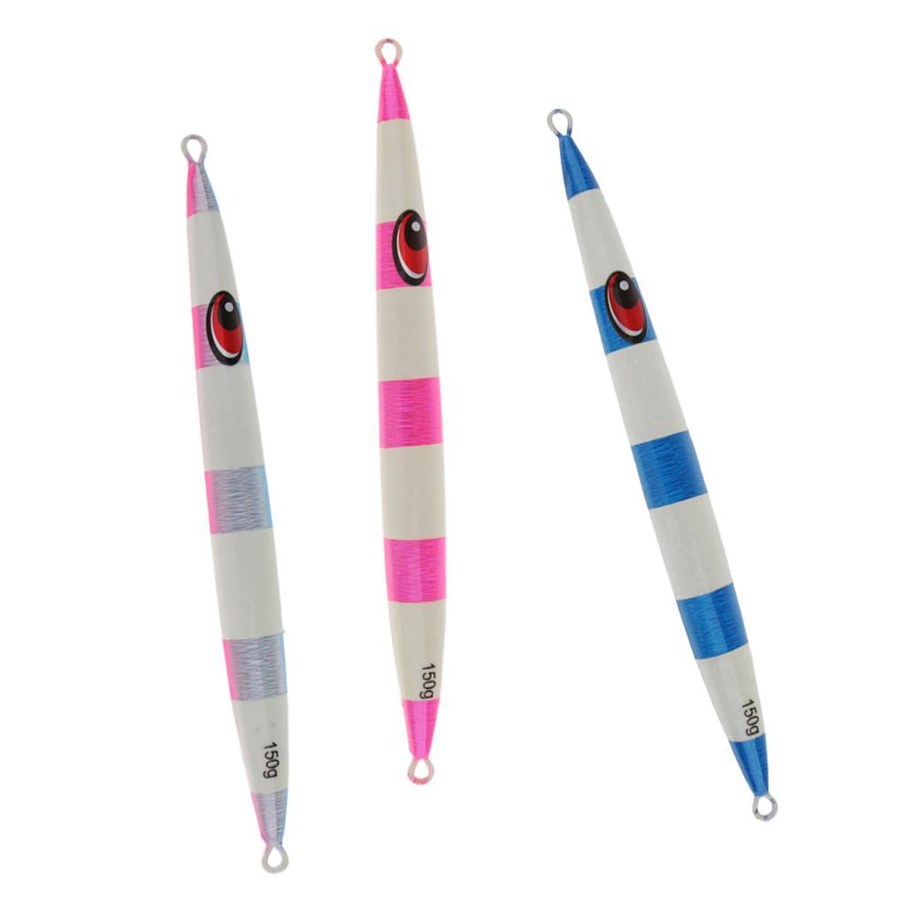 150g 18cm Metal Fishing Lure Vertical Jigging Bait Hard Heavy Weight Bait Crankbait for Casting
