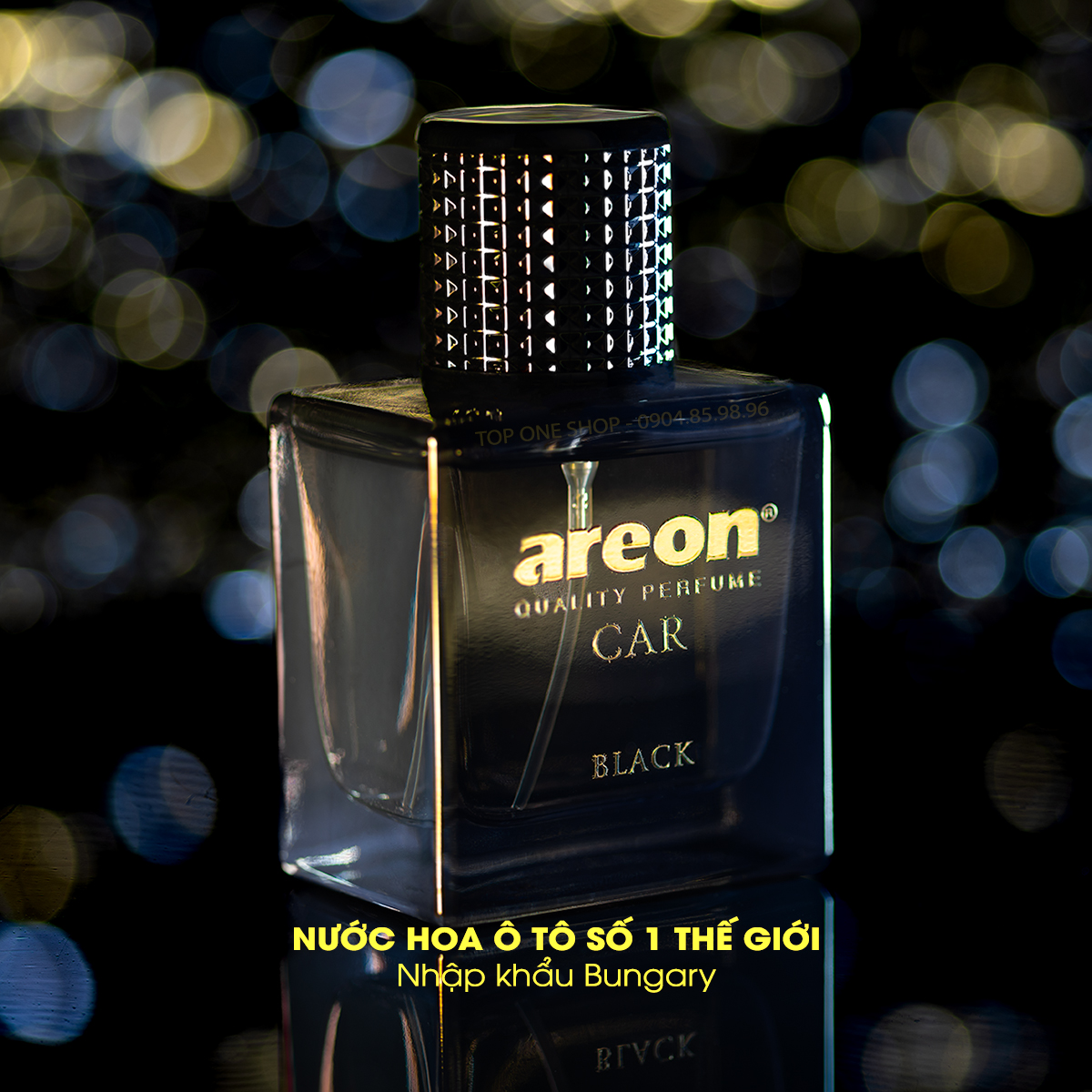 Nước hoa ô tô Areon Car Black Perfume 50ml