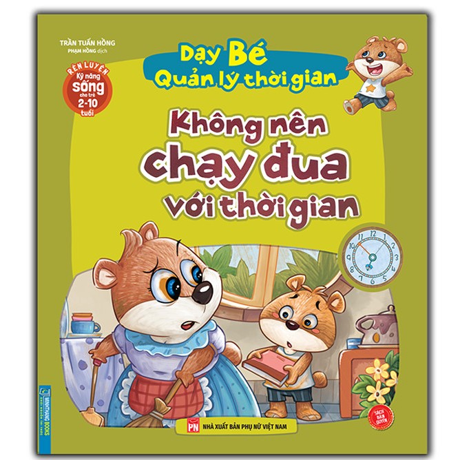 Sách - Combo 8c Rèn luyện kỹ năng sống cho trẻ (2-10 tuổi) - Dạy bé quản lý thời gian
