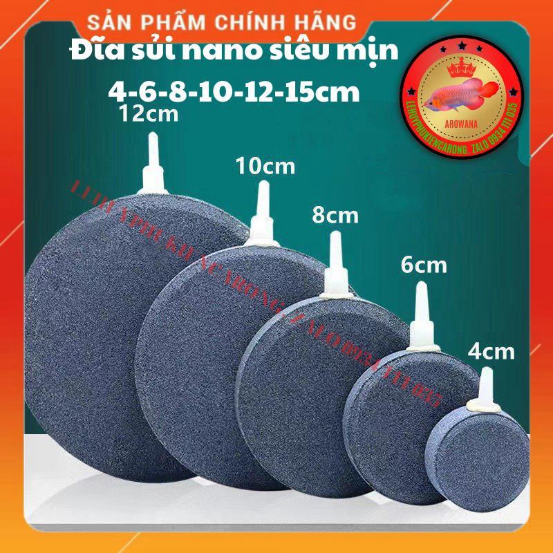 Bánh Sủi Oxy - Đĩa Sủi Xám - Sủi Oxy Dạng Dẹp Cho Bể Cá Cảnh | Phụ Kiện Hồ Cá