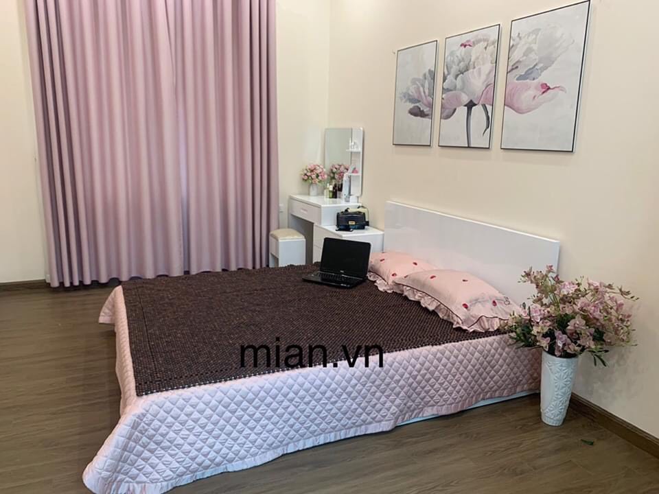 Chiếu hạt gỗ Trắc Mộc cao cấp hạt 1,2cm , Chiếu massage , Chiếu điều hoà - Kích thước 1,6mx2m
