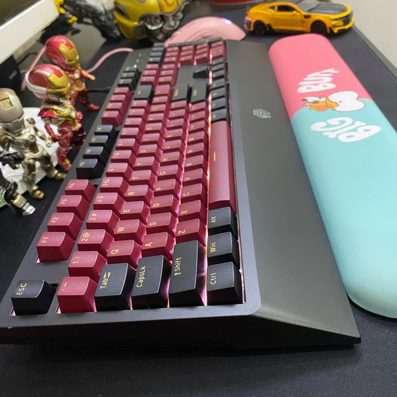 Bàn phím cơ Mojike GK1 Black Red _Hàng chính hãng