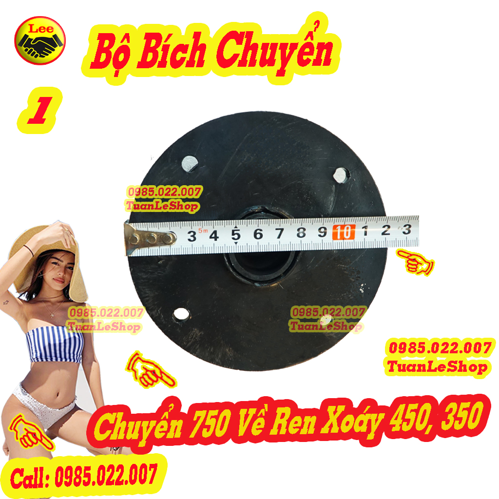 BỘ BÍCH CHUYÊN 750 VỀ REN XOÁY 750,350 – TẶNG KÈM ỐC VÍT