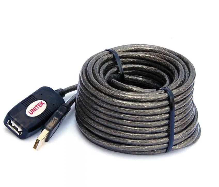Cáp nối dài USB 10M Unitek Y - 260 có IC khuếch đại HÀNG CHÍNH HÃNG