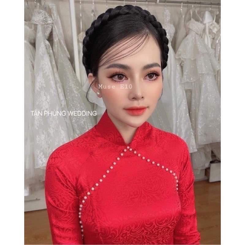 Băng đô cài tóc tết rít dễ thương