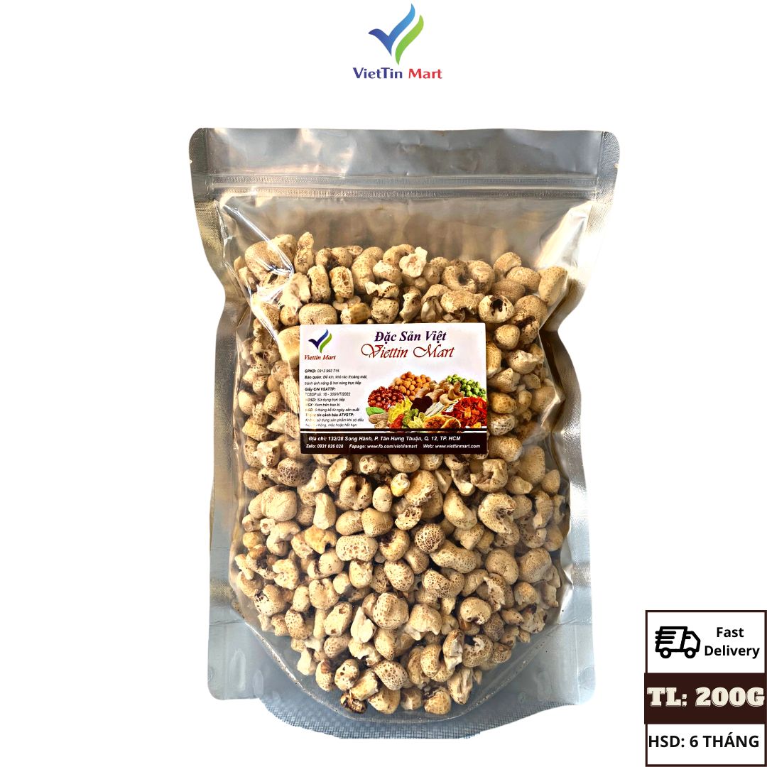 Bắp Nổ Hình Nấm Không Gia Vị 200G/1KG VIETTIN MART
