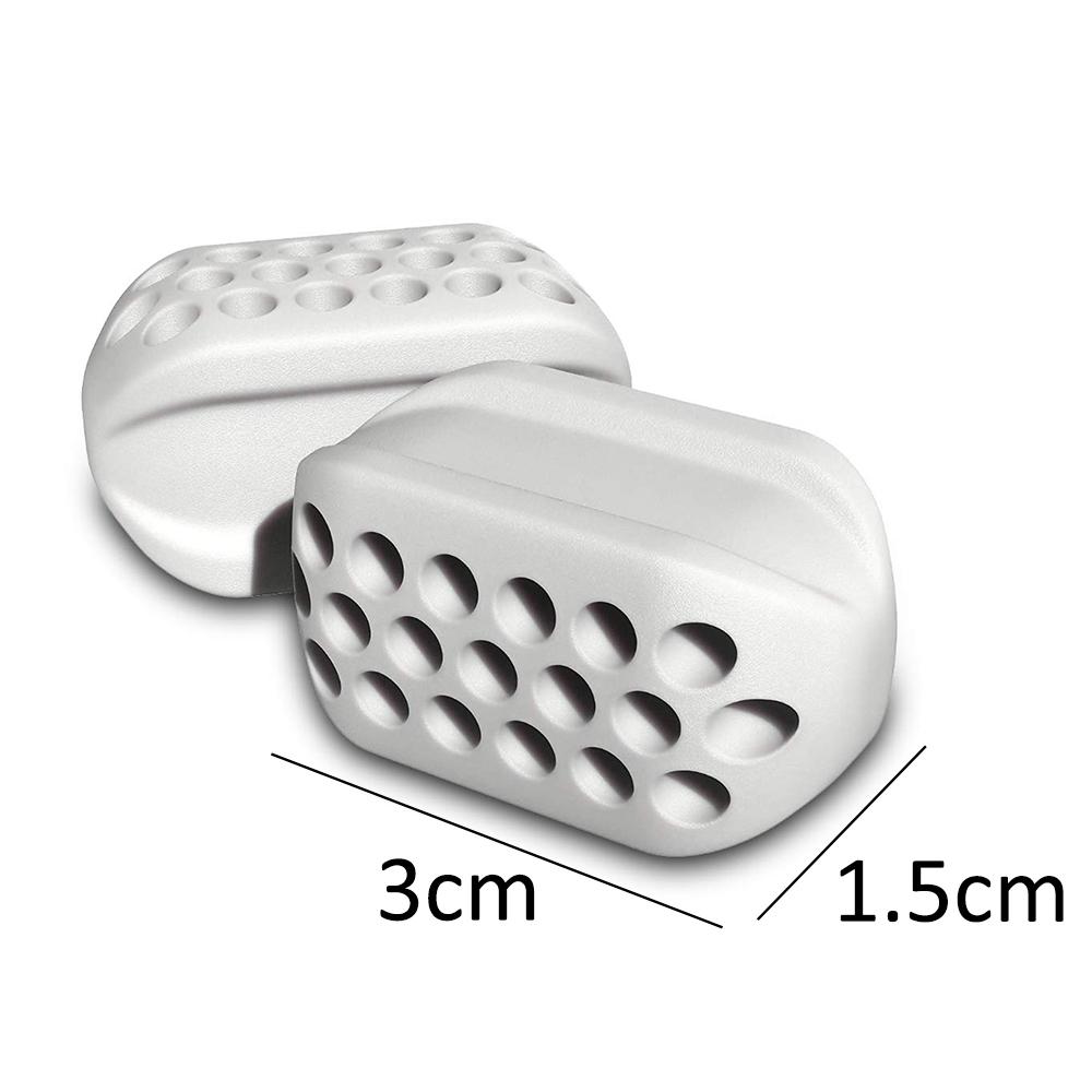 Hộp Massage Mặt Fitness, Máy tập cơ hàm, Bóng nhai, cắn, cắn, tập cơ miệng Color: Light Grey