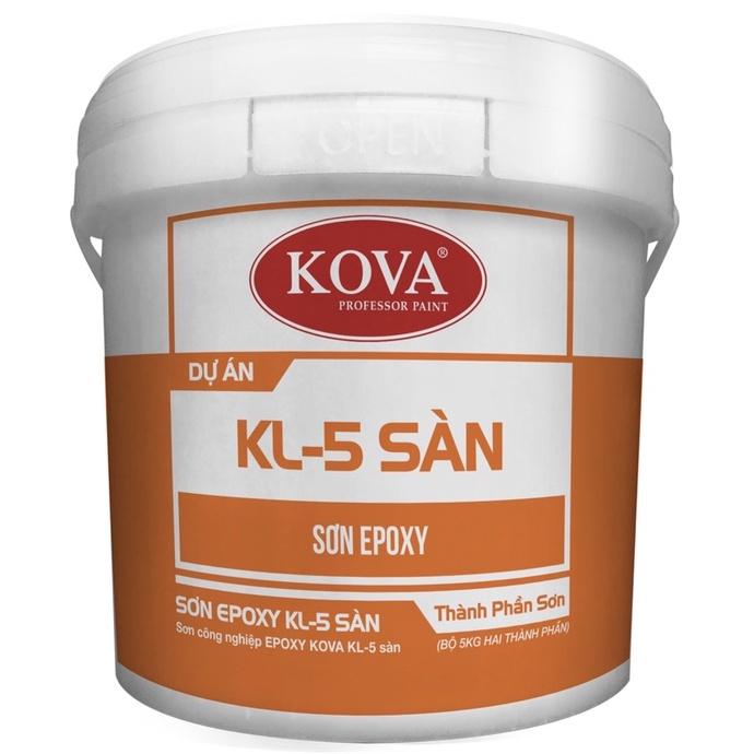 Sơn Epoxy KL-5 Sàn KOVA cao cấp bộ 5KG