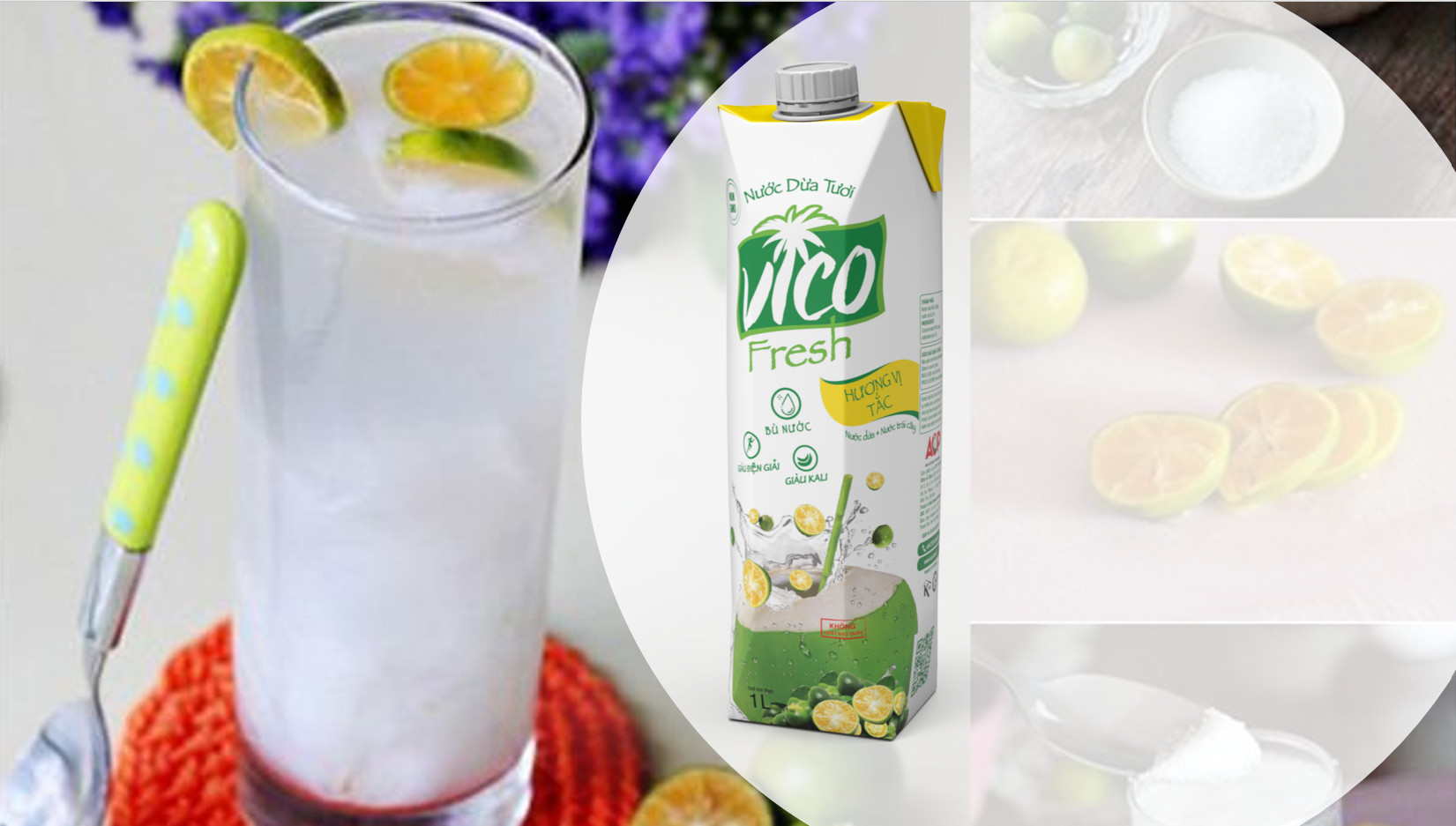 THÙNG 24 HỘP NƯỚC DỪA TẮC 330ML