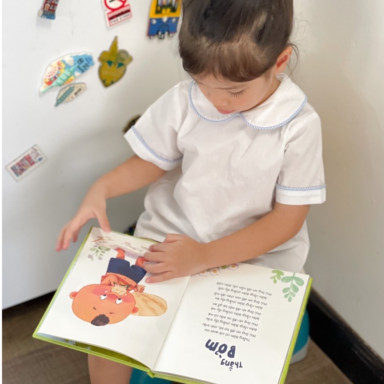 Sách - Thơ tập nói ca dao Ngày nào em bé cỏn con - Crabit Kidbooks