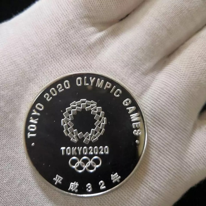 Xu Olympic Tokyo 2020 màu Bạc, dùng để sưu tầm, lưu niệm, làm quà tặng - SP002396