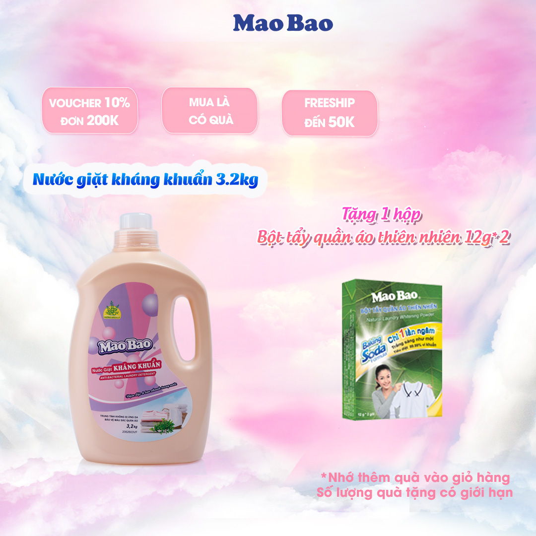Nước Giặt Kháng Khuẩn Mao Bao 3200g