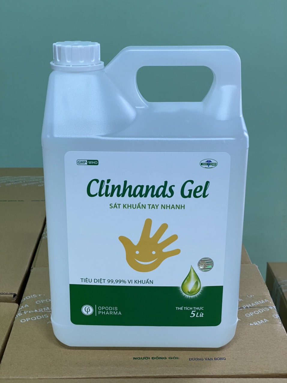 Nước rửa tay sát khuẩn khô nhanh dạng Gel - Clinhands Gel 5L