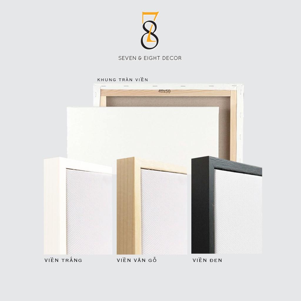 Bộ 05 Tranh Xanh Dương Dịu Mát