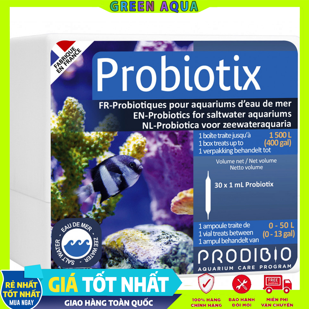 PRODIBIO - Probiotix | Vi sinh sống xử lý Nitrat cho hồ cá thuỷ sinh, hồ cá biển