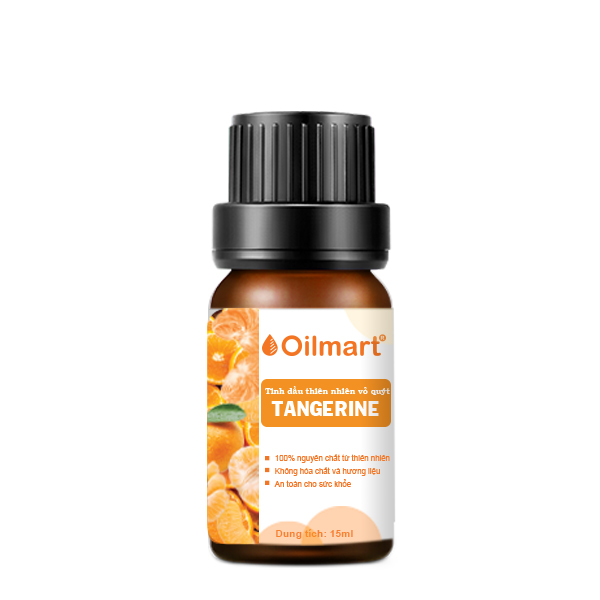 Tinh Dầu Thiên Nhiên Vỏ Quýt Oilmart Tangerine Essential Oil 15ml