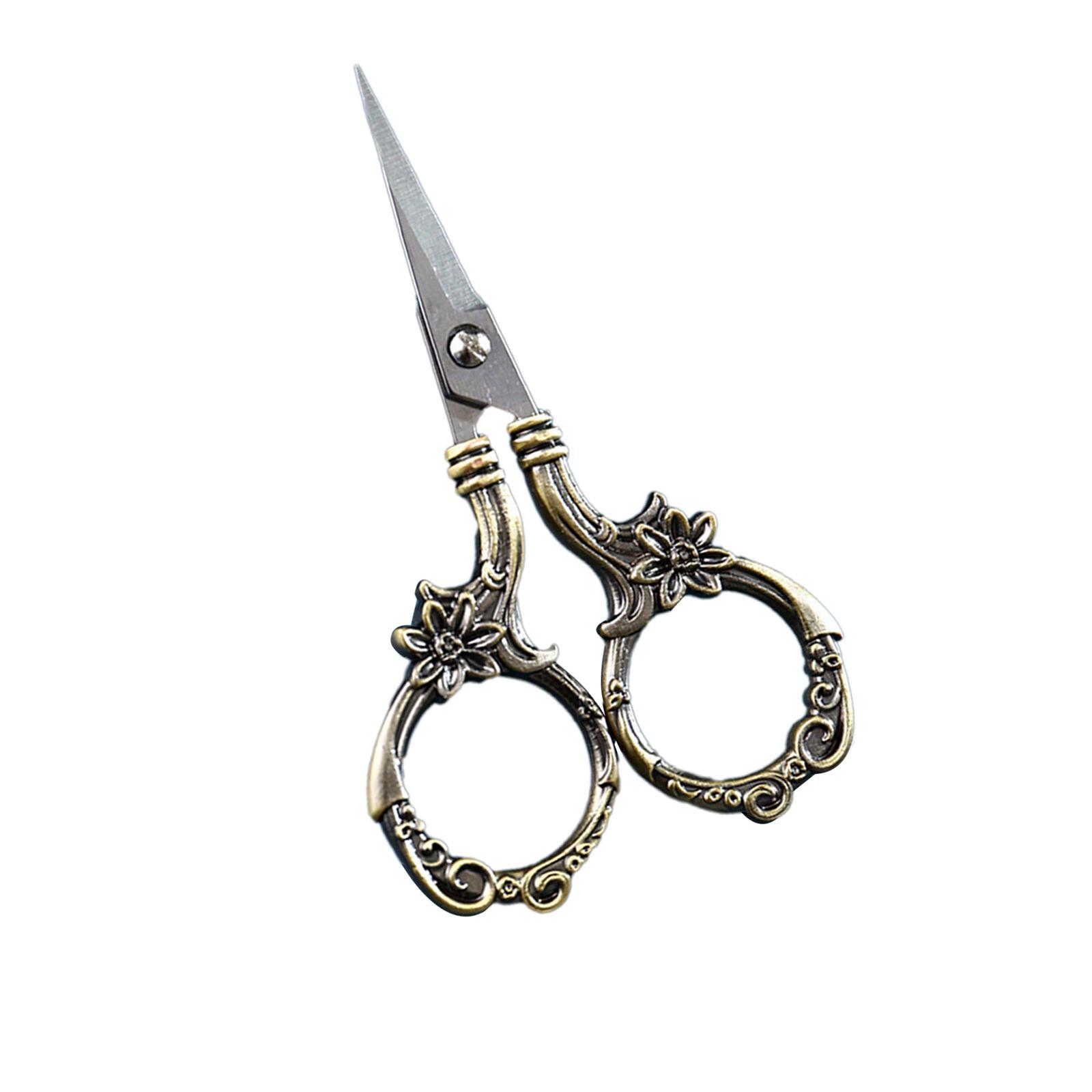Embroidery Scissors Sharp Manual Tool for Threading Quilting Crafts DIY