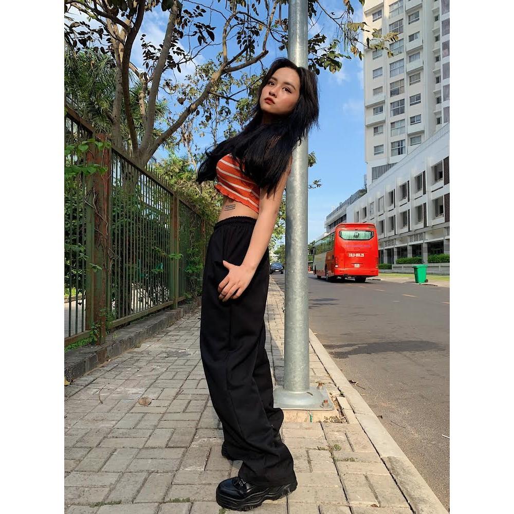 Quần KAKI PANTS - Quần Kaki lưng thun ống rộng nam nữ