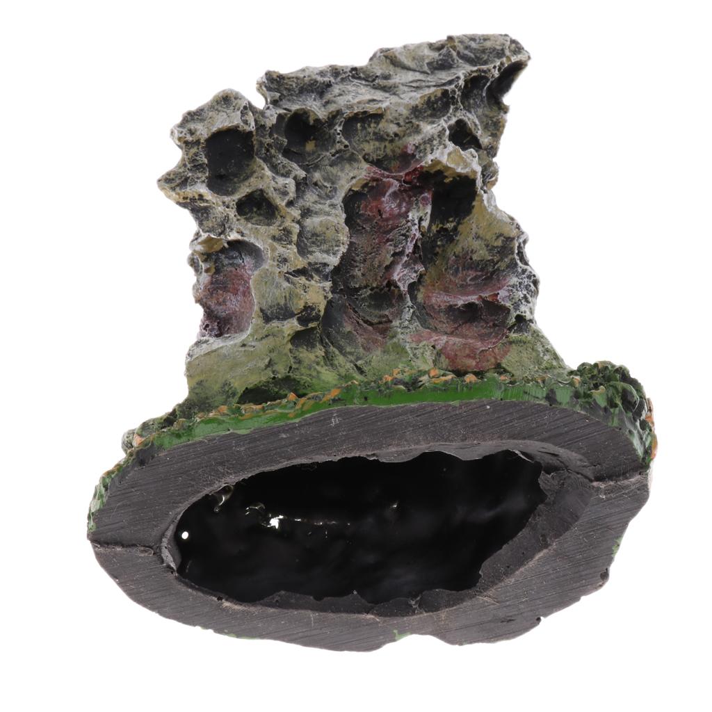 Resin Artificial Mountain Ornament Aquarium Fish Tank Landscape Decoration