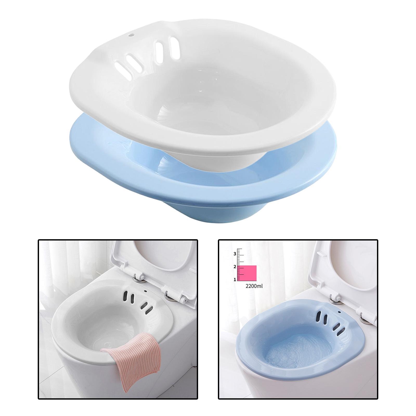 Toilet Bidet Steam Seat Bidet Basin Drain Holes for Women Home Use Travel