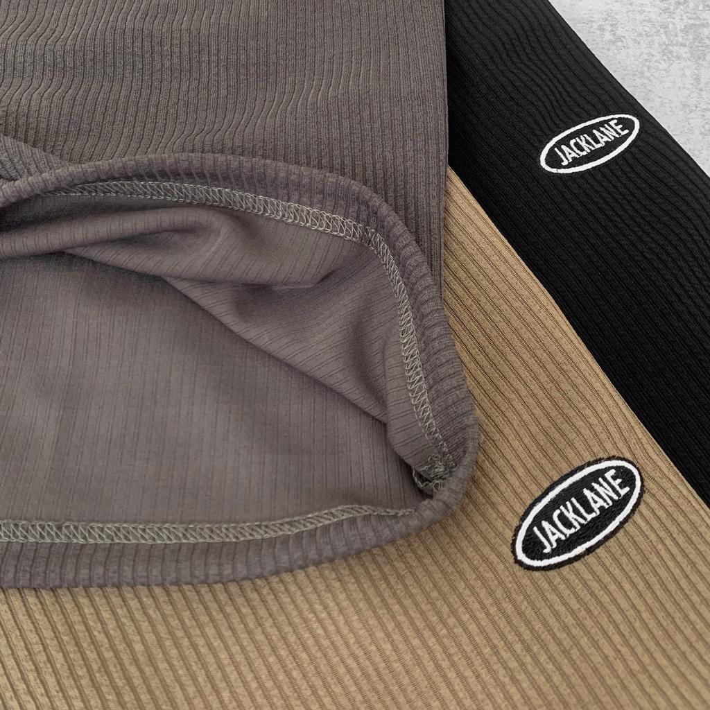 Áo phông oversize Jack Lane GÂN ĐŨA, Áo thun cộc tay sọc đũa JACK LANE, LOCAL BRAND JACK LANE