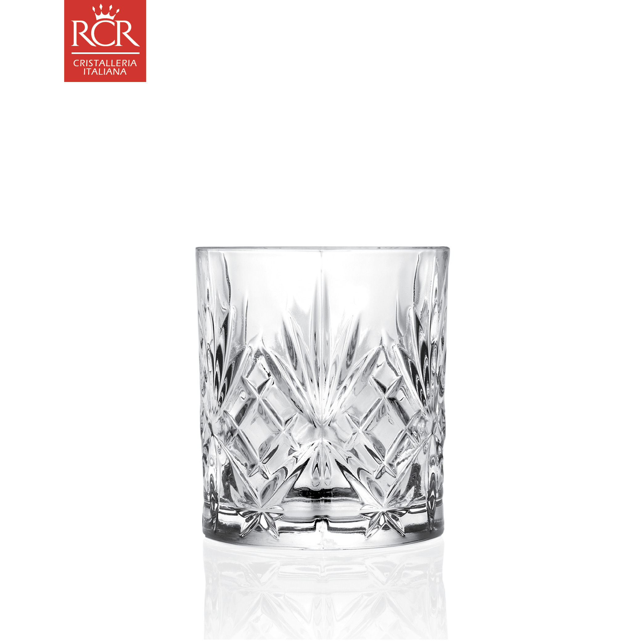 Ly Dof/ Ly Rock Uống Rượu Mạnh, Cocktail Thuỷ Tinh Pha Lê Không Chì Ý RCR Crystal – Melodia Dof Tumbler 240ml