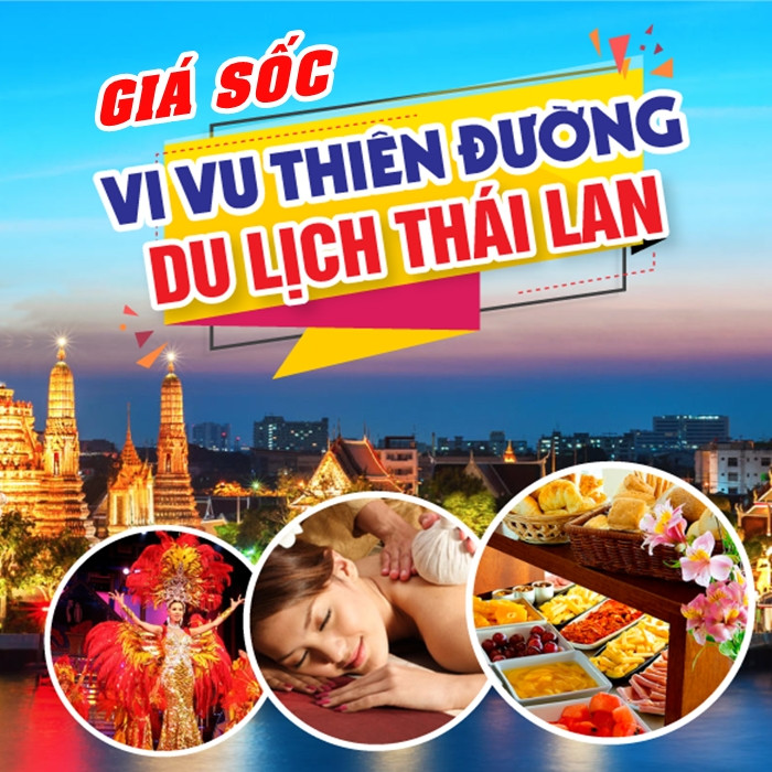 Tour Thái Lan 5N4Đ: Bangkok - Pattaya - Thưởng Thức Buffet Baiyoke Sky 5 Sao