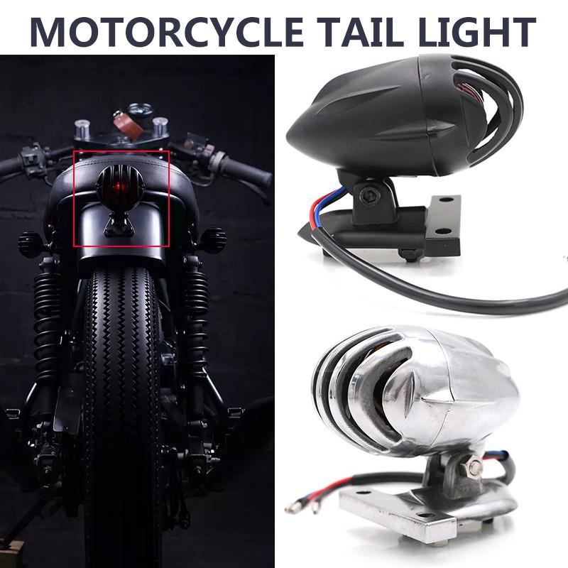 Đèn gắn biển số xe mô tô phong cách retro 12V