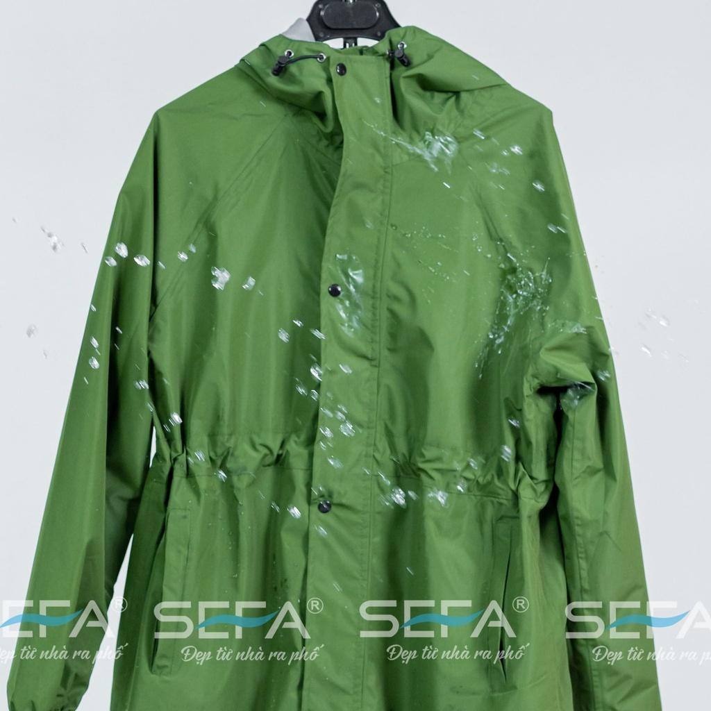 Áo mưa mangto SEFA hàn nhiệt chống nước tuyệt đối