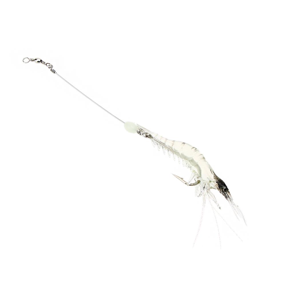 Mồi Tôm Sinh Học Câu Cá Nhân Tạo 18Cm 8G Có Hạt Dạ Quang Phát Sáng