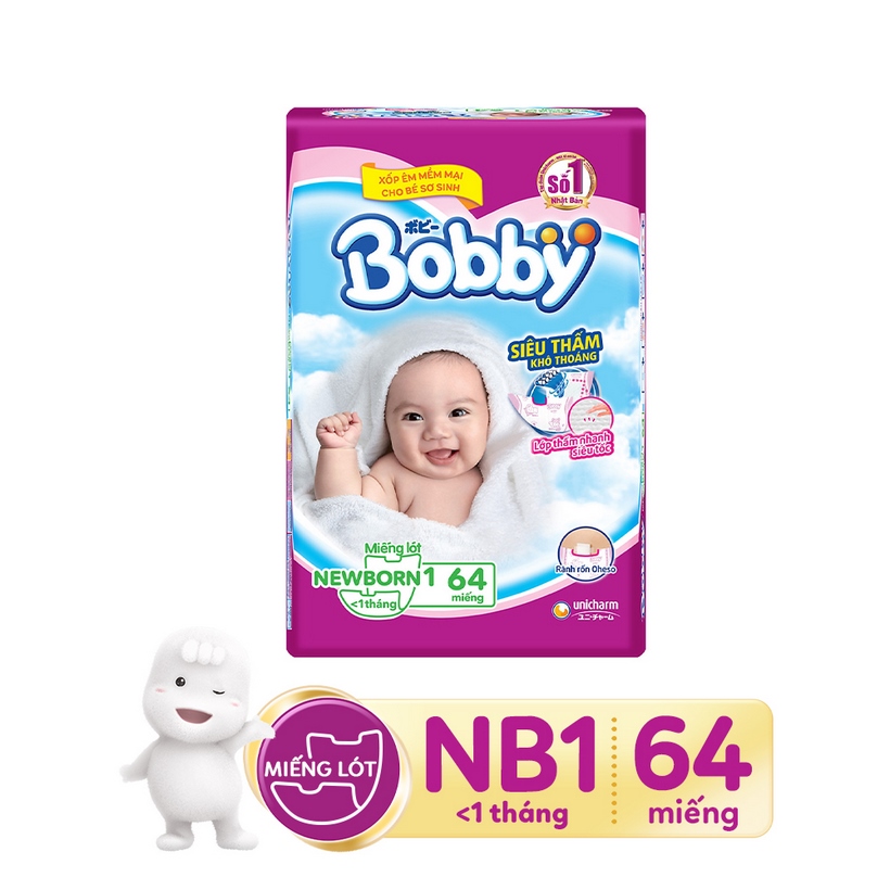 Miếng lót siêu thấm Bobby Newborn 1-64