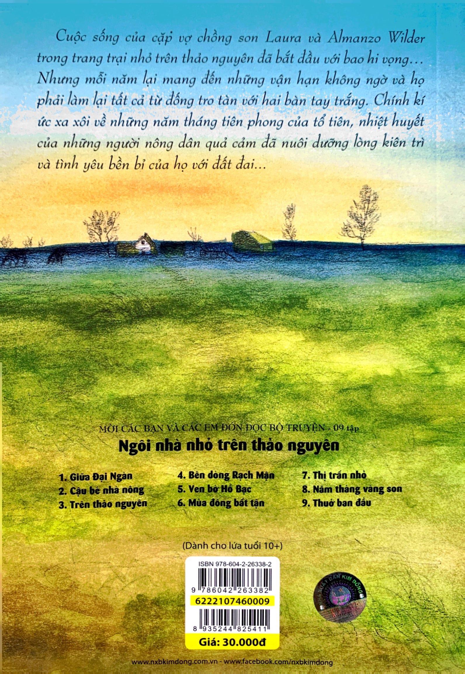 Sách Ngôi Nhà Nhỏ Trên Thảo Nguyên Tập 9: Thuở Ban Đầu (Tái Bản 2019)