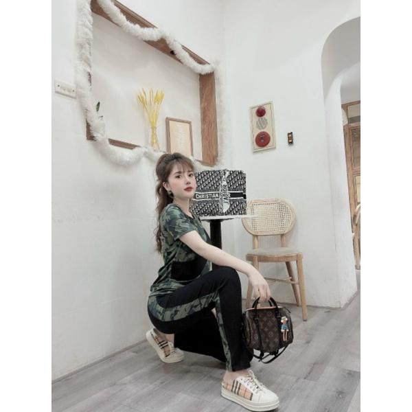 SÉT BỘ THỂ THAO PHỐI HỌA TIẾT LÍNH