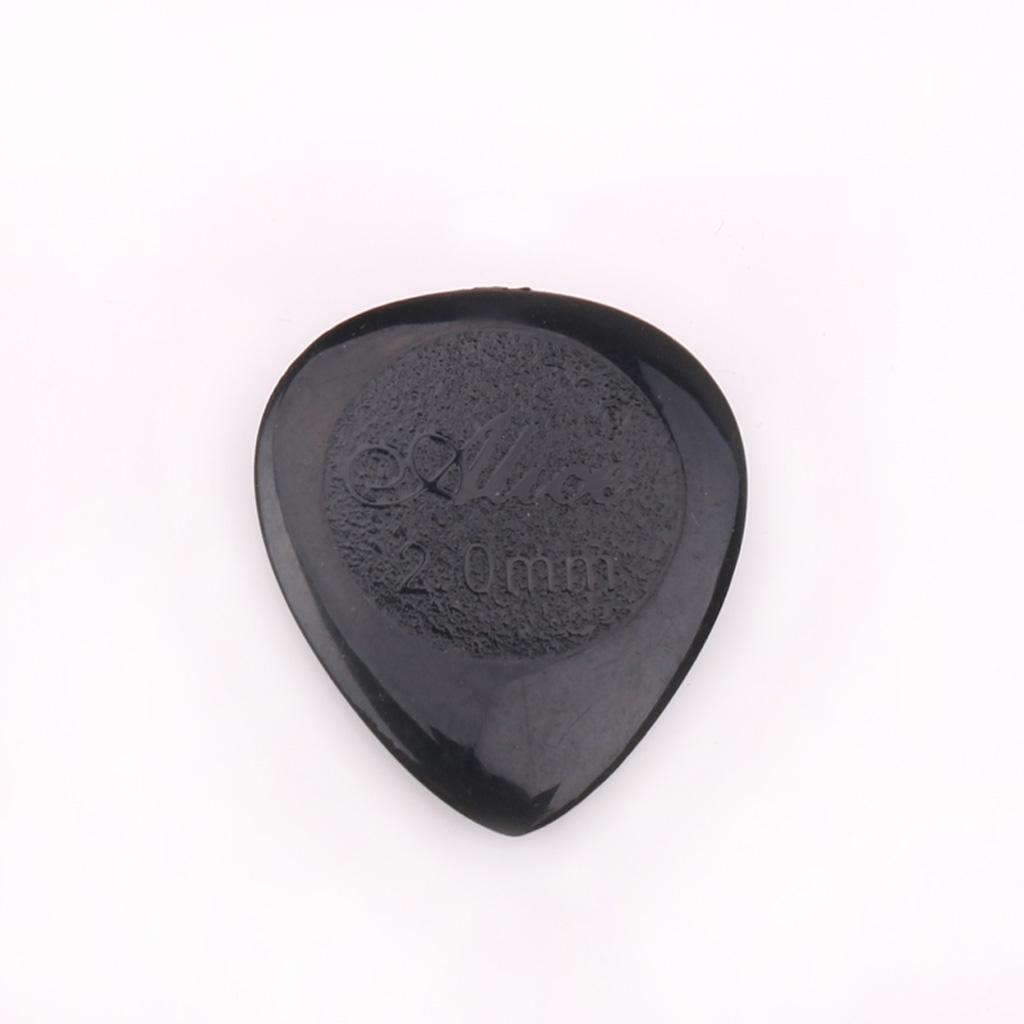 Portable Guitar Pick Plectrum Acoustic Guitar Water Drop Shaped, Pack of 10