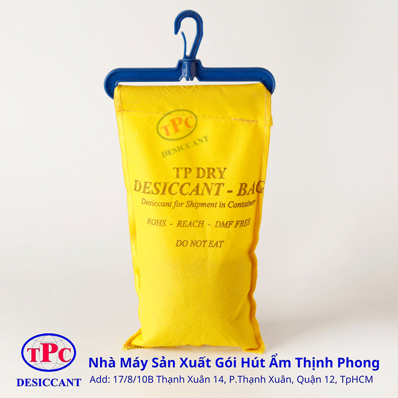 Hàng CHính Hảng - Hạt Chống Ẩm Túi Clay 500gram vải vàng móc treo