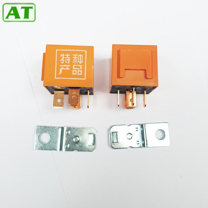 Relay, Rơ Le 5 Chân 12V hoặc 24V 100A Màu Cam Loại 1