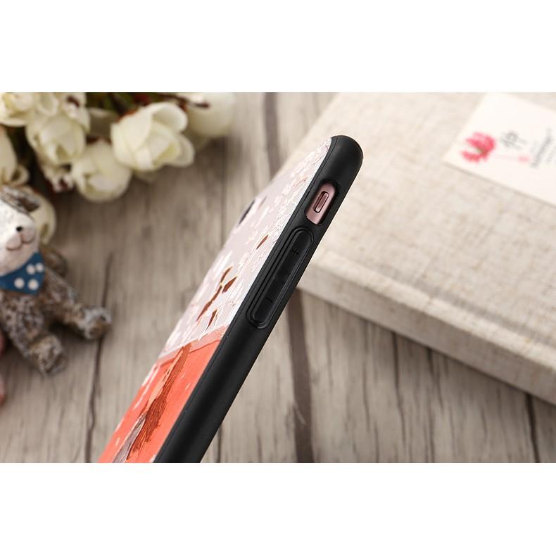 Ốp lưng Cô bé và mèo cho Iphone 5 5s 6 6s 6 plus 6s plus 7 7 plus 8 8 plus