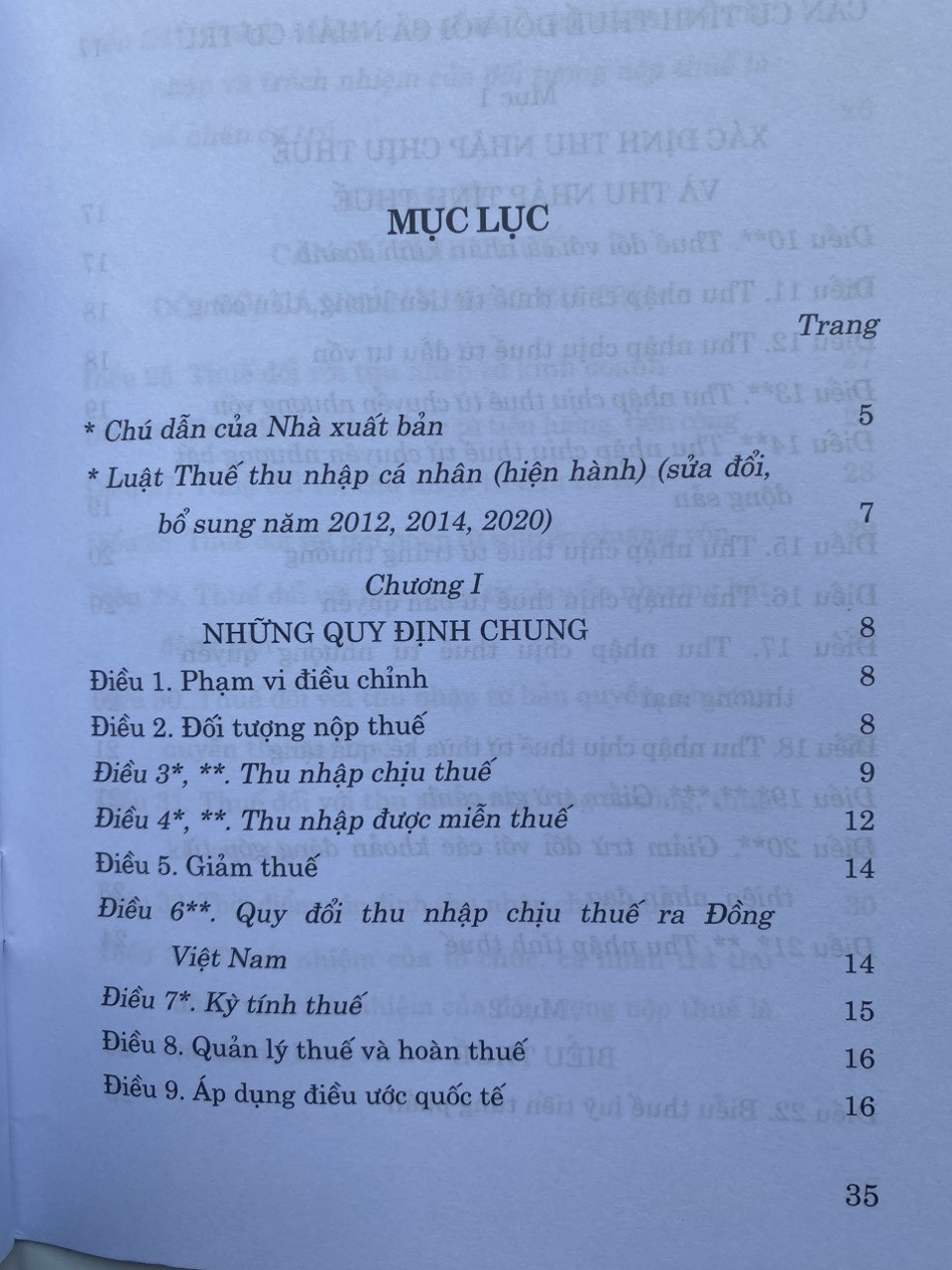 Sách- Luật Thuế Thu Nhập Cá Nhân