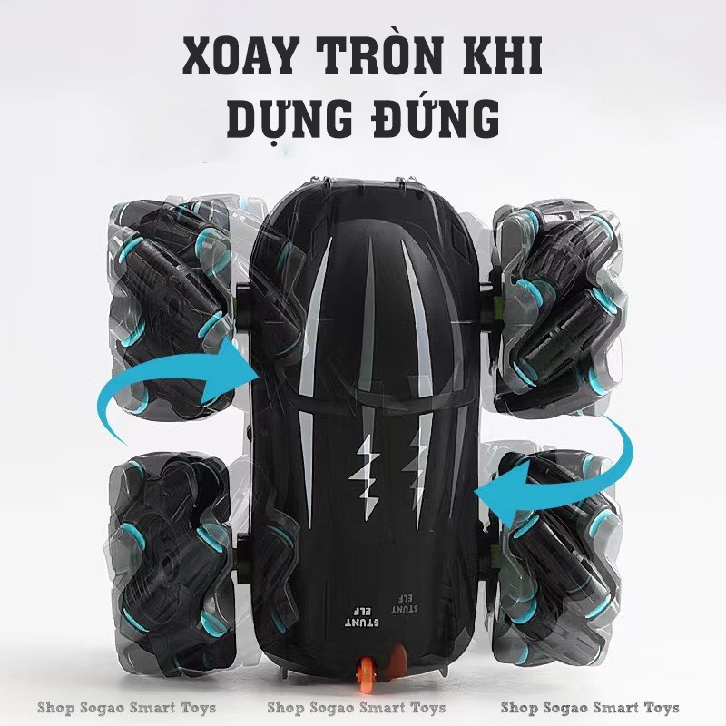 Xe Ô TÔ điều khiển từ xa Stunt Car 360 độ