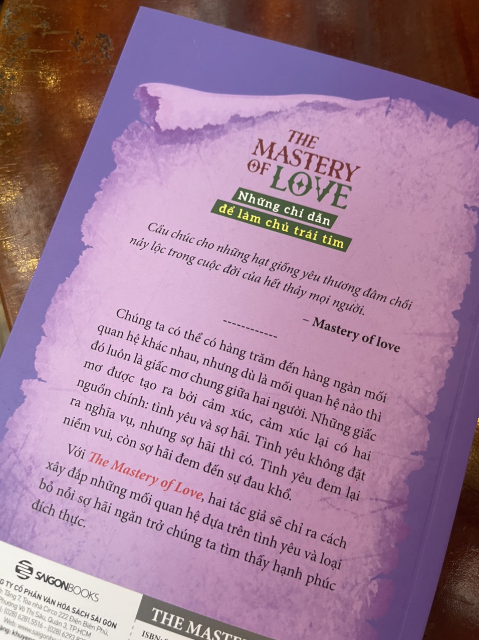 THE MASTERY OF LOVE – NHỮNG CHỈ DẪN ĐỂ LÀM CHỦ TRÁI TIM - Don Miguel Ruiz & Janet Mills – Phạm Hoa Phượng dịch – Zenboooks - NXB Thế Giới
