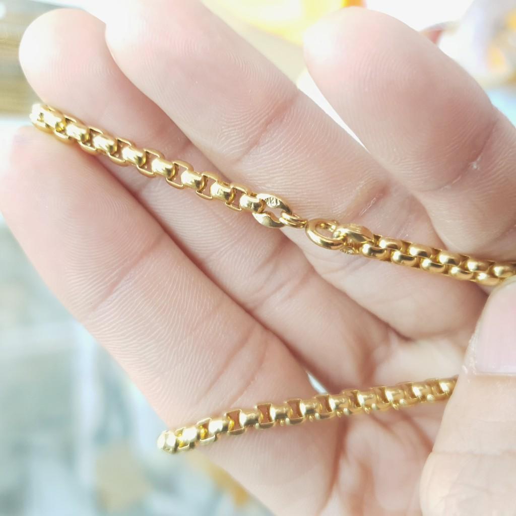 Dây Chuyền Ống Vuông 3MM-7MM Titanium Cao Cấp-Dùng tắm rửa thoải mái