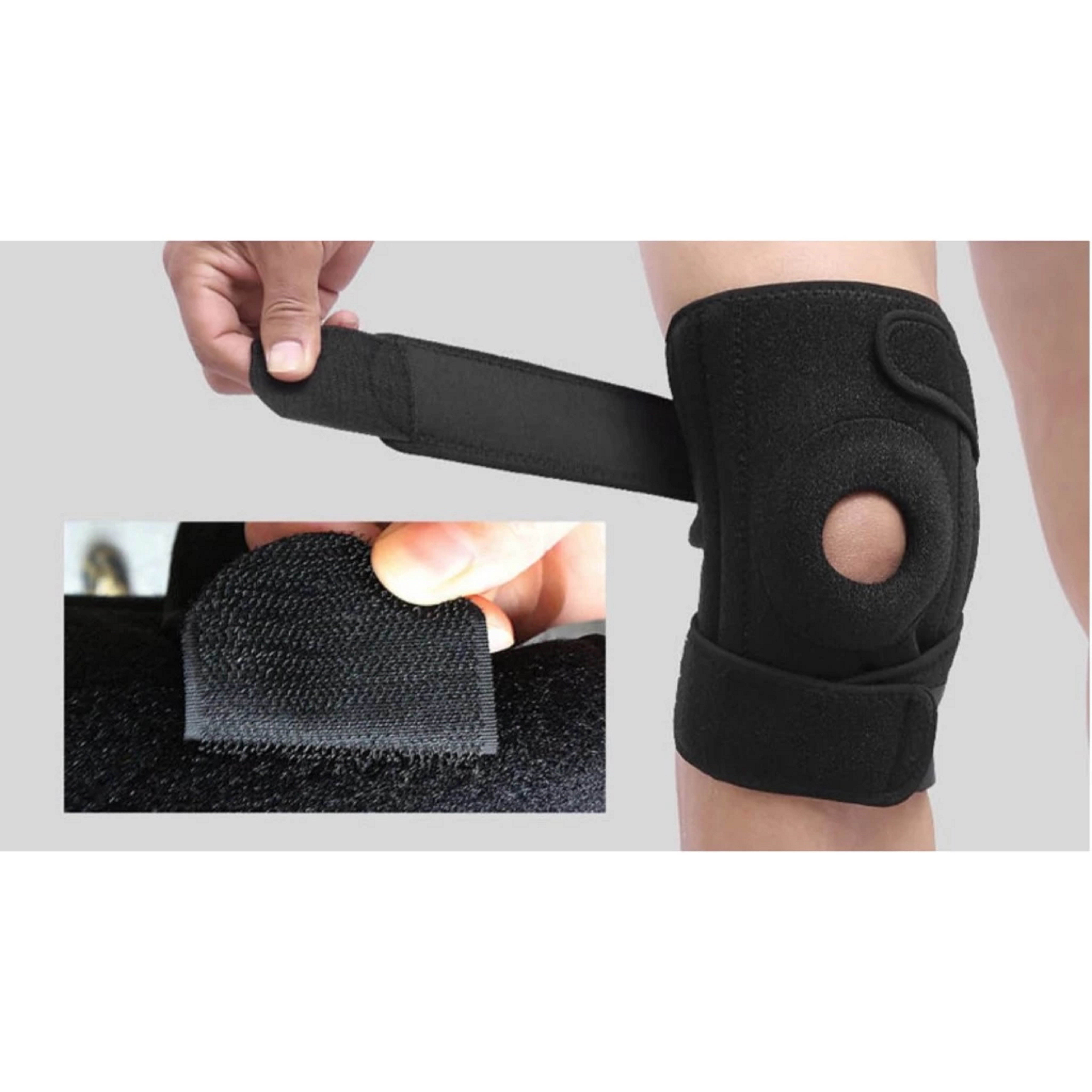 Đai quấn bảo vệ đầu gối thể thao AOLIKES A-7913 thoáng khí four spring sport knee support