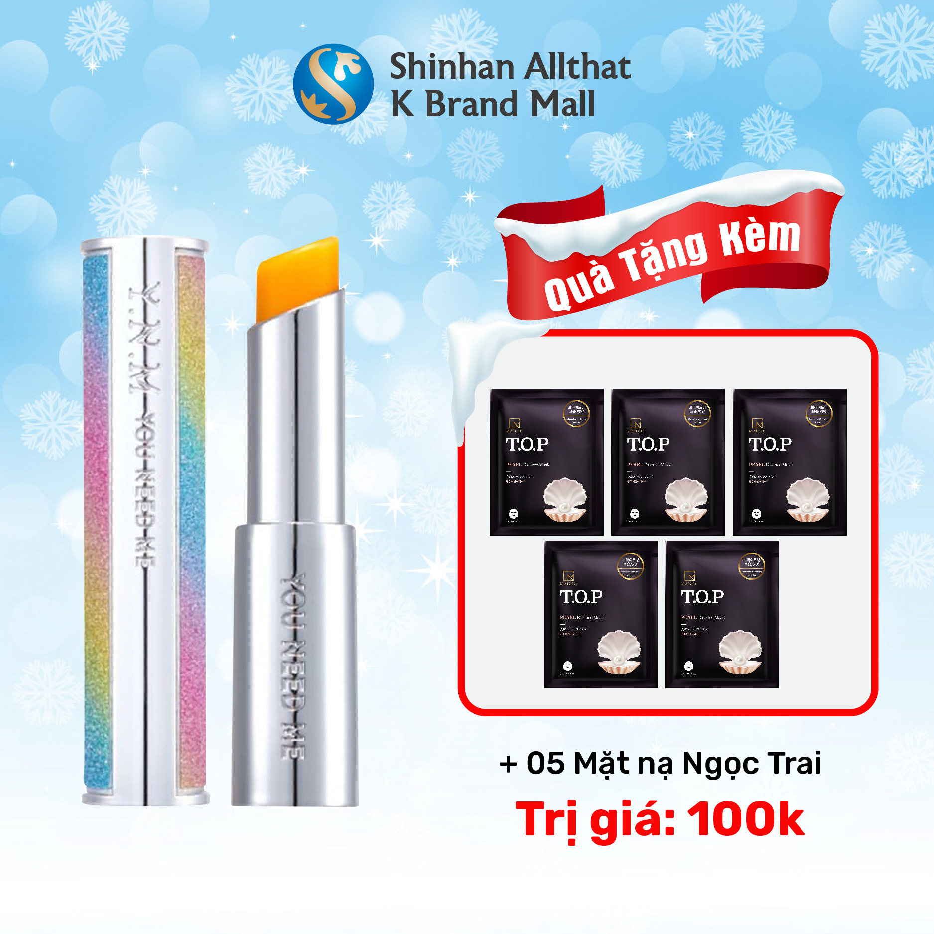 Son Dưỡng Mềm Môi, Hết Thâm, Đổi Màu YNM Rainbow Honey Lip 3g