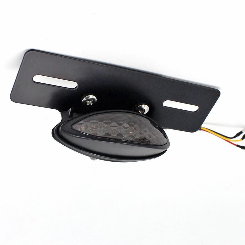 Đảm bảo chất lượng Đèn đuôi xe máy Harley sửa đổi phong cách retro đa năng ĐÈN LED đuôi đèn biển số khung đèn phanh tích hợp đuôi đèn