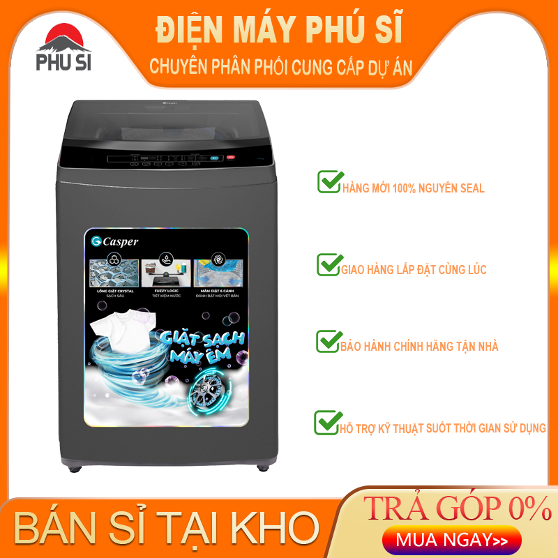 Máy Giặt Inverter Casper 9.5Kg WT-95I68DGA - Hàng chính hãng Chỉ giao HCM