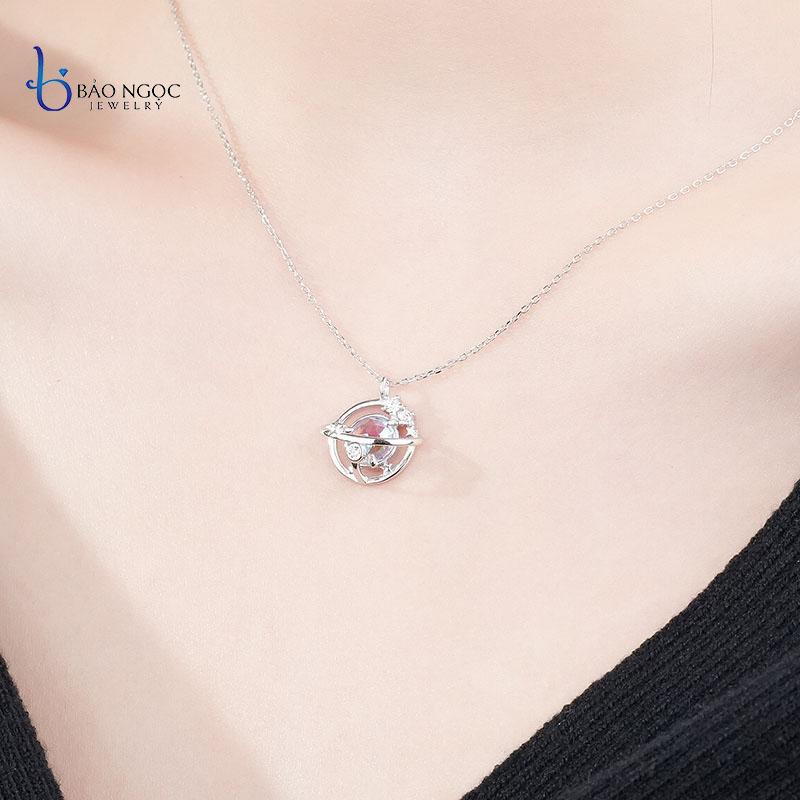 Dây Chuyền Bạc Ý S925 Hành Tinh Xa Xôi Thần Bí Diệu Kì - DB2833 - Bảo Ngọc Jewelry